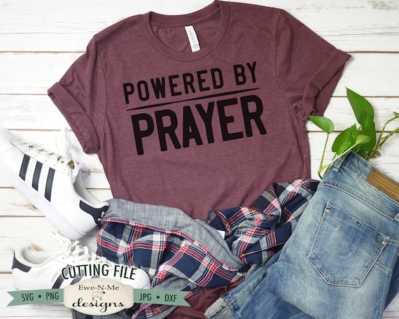 Powered By Prayer SVG - Prayer SVG