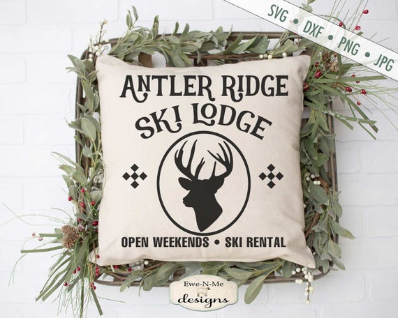 Antler Ridge svg -  Christmas SVG