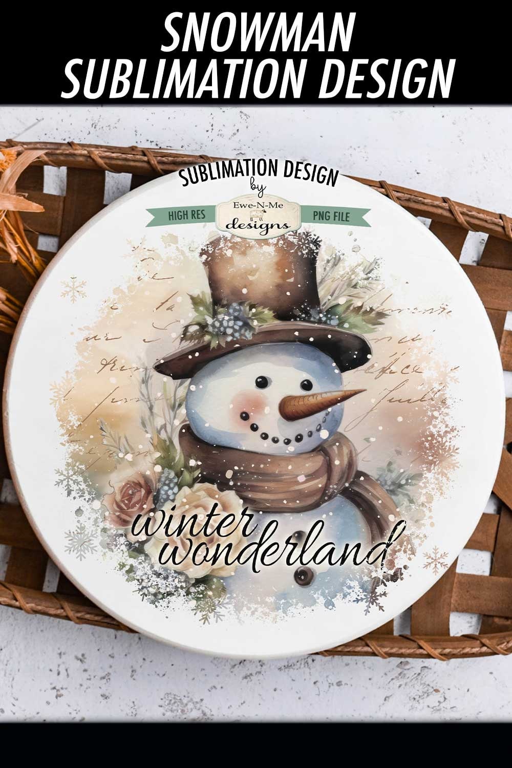 High texture snowman kit — Ellen's Art / Blessed and Broken Creations