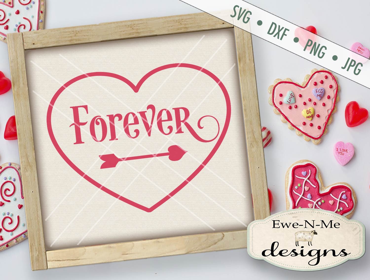 Valentine SVG Heart svg Conversation Hearts svg | Etsy