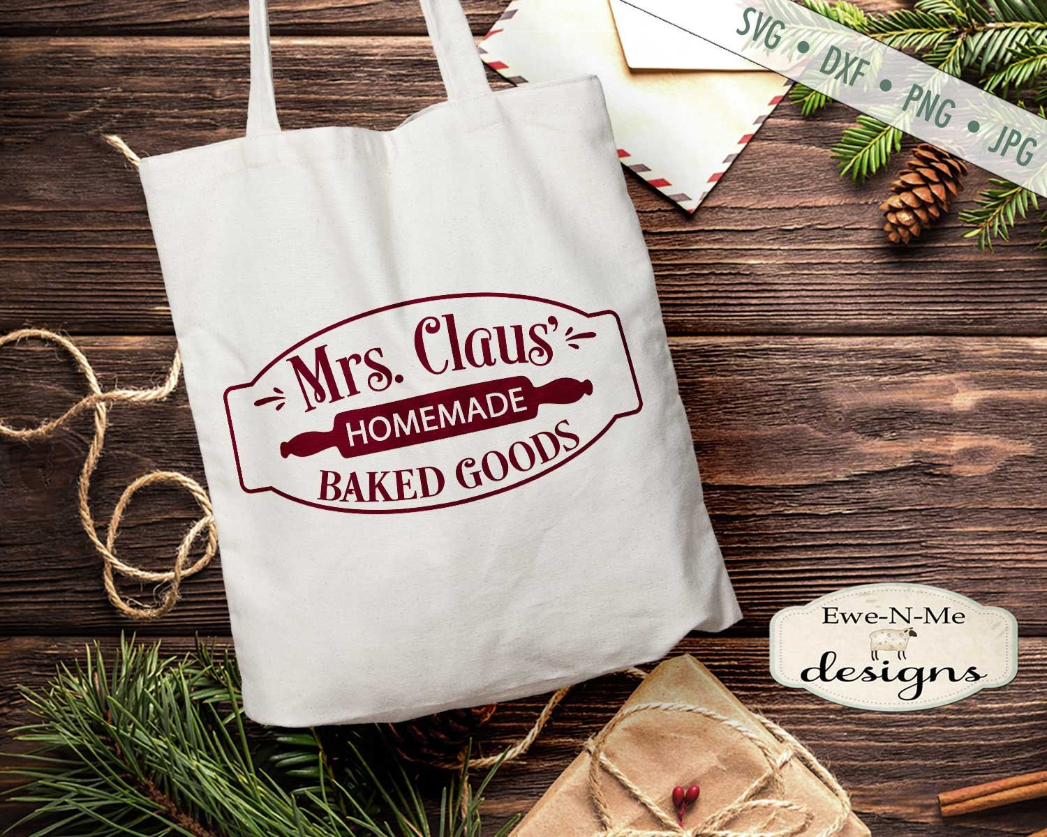 Download Mrs Claus SVG - Mrs Claus Baked Goods svg - Christmas svg ...
