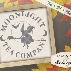 Halloween SVG Cut File - Witch SVG - Moonlight Tea Company svg