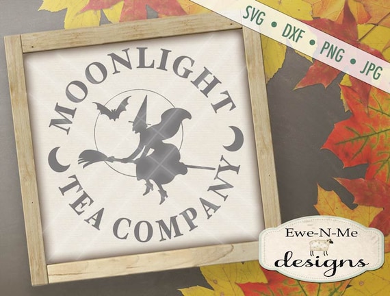 Halloween SVG Cut File - Witch SVG - Moonlight Tea Company svg