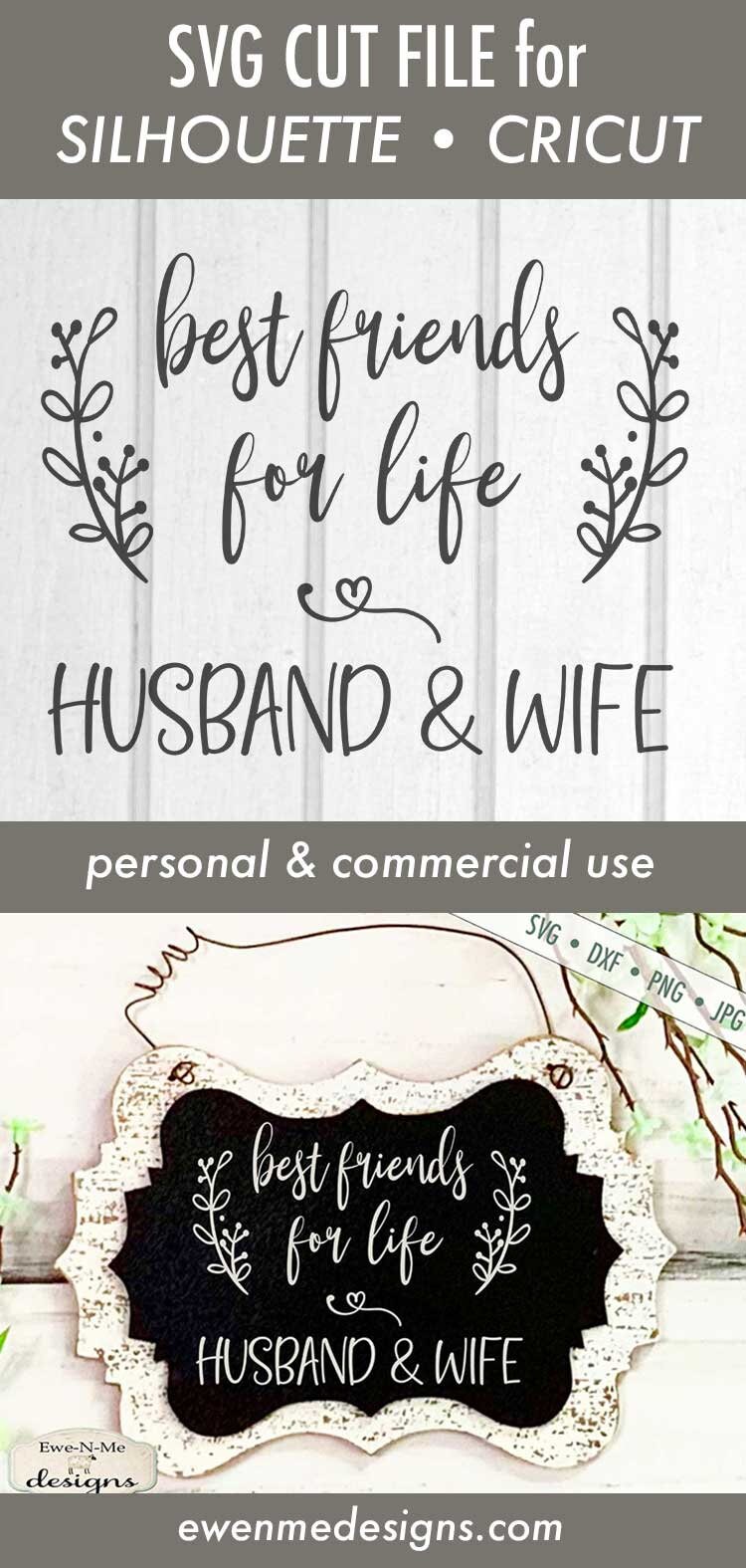 Download Best Friends SVG - Husband Wife svg - Wedding svg - For ...