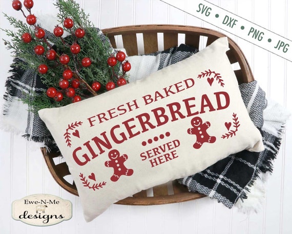 Gingerbread SVG - Christmas svg - kitchen svg - baking svg - bakery svg - Commercial Use  svg, dxf, png, jpg