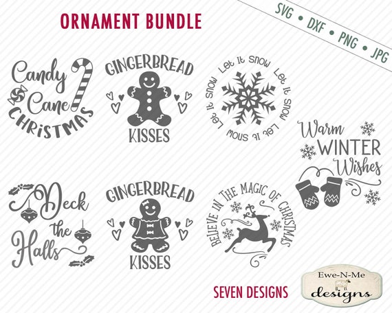 Christmas Ornament SVG Bundle - christmas svg - ornament  svg - Glitter Ornament SVG svg - Reindeer SVG - Commercial use svg bundle