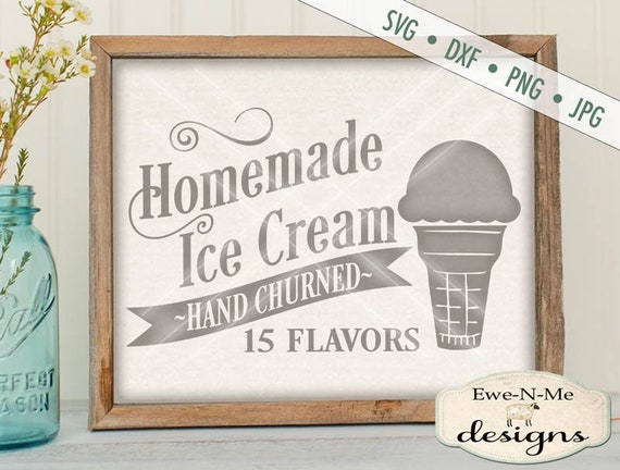 Ice Cream SVG - Ice Cream Sign SVG - Summer SVG