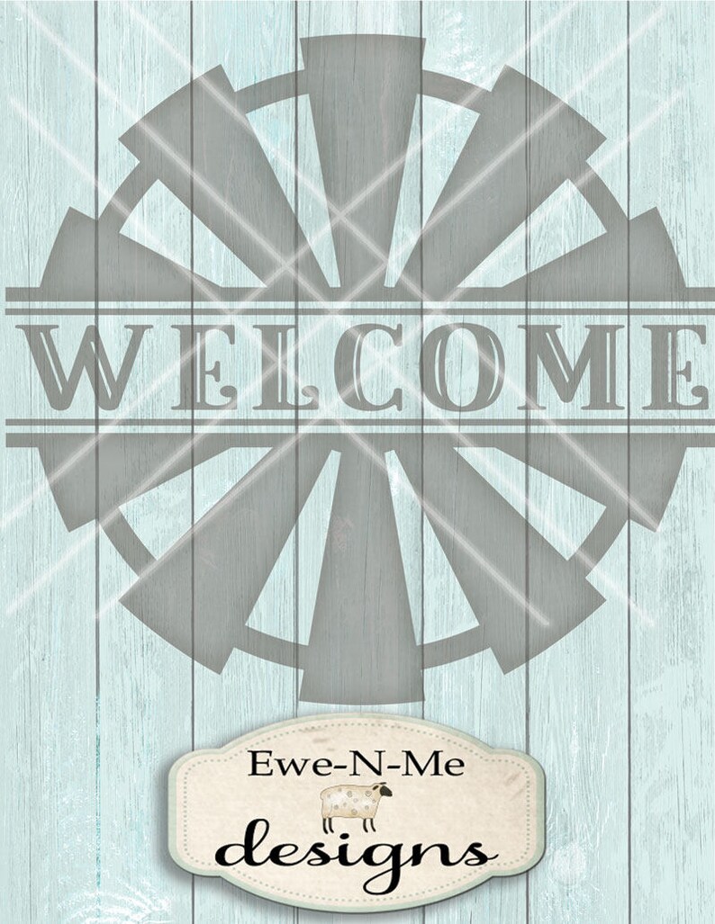 Split Windmill Svg - Windmill Svg - Welcome Svg - Farmhouse SVG ...