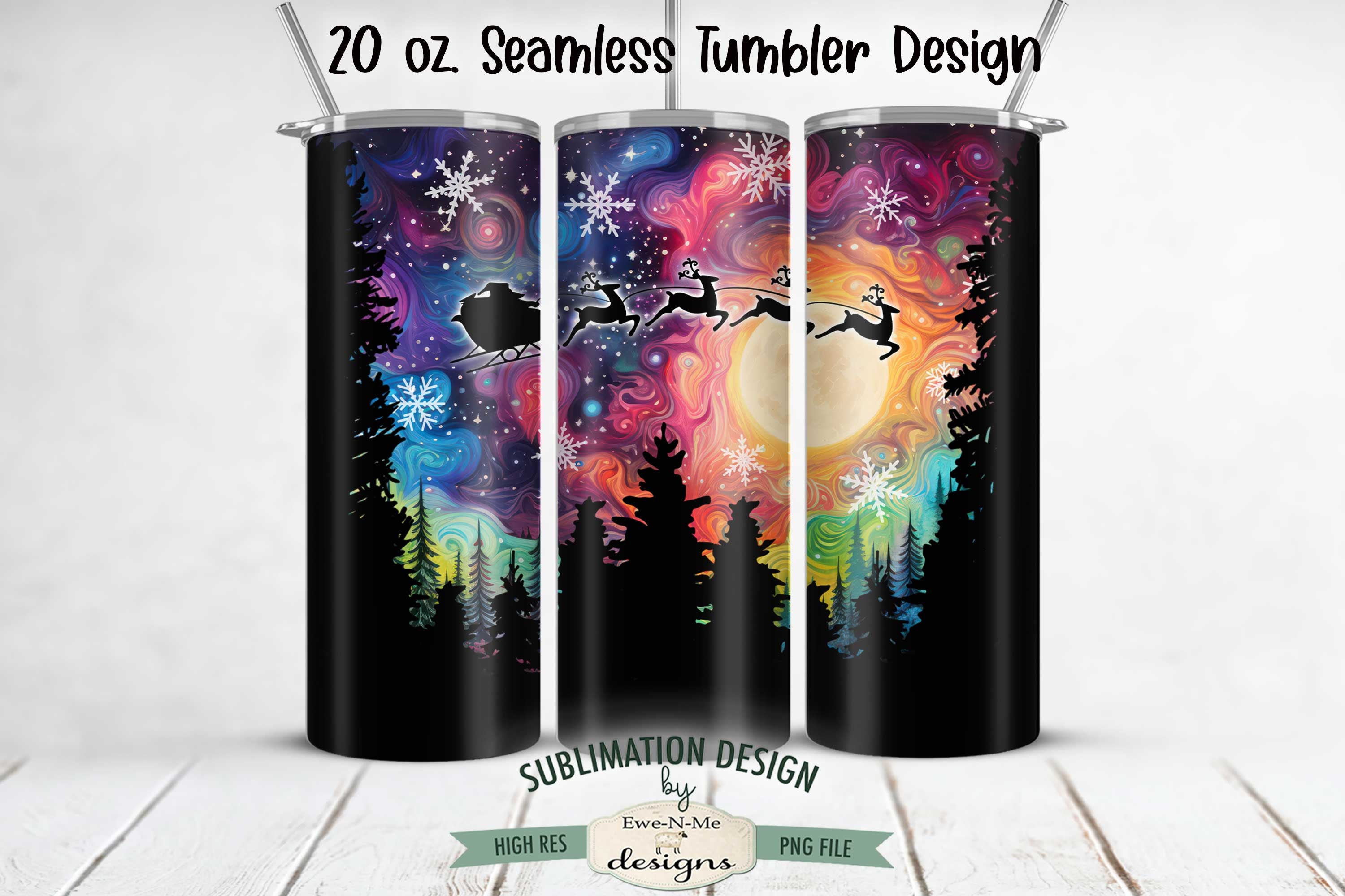 Let It Snow Tumbler Sublimation Design Graphic by JunioR Design · Creative  Fabrica