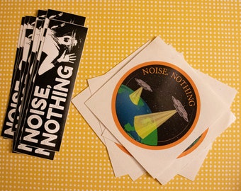 noise, nothing stickers