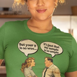 Sample So Ample T-Shirt: Funny Gift for Statisticians | Size matters joke