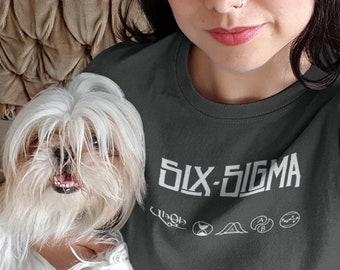 Six Sigma DMAIC T-shirt: Zeppelin Style, Quality Improvement Gift