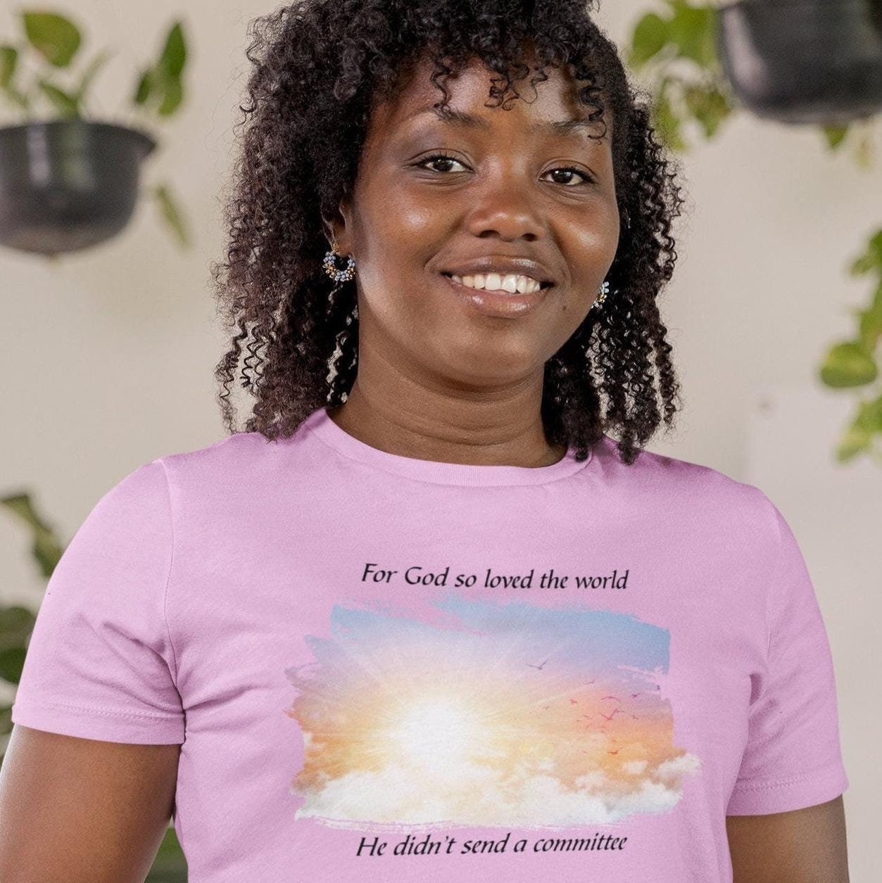 For God So Loved the World He Didn't Send a Committee | Funny Unisex T-shirt on Stupid Meetings | Gift for People Who Work in Offices