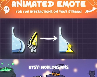CREDIT CARD Ghost Animated emote, Halloween. Twitch/Discord/Kick/Youtube, stream gif