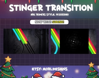 Arc Raiders Cinematic Stinger Transition – animacja WebM dla OBS/Streamlabs (pobranie cyfrowe)