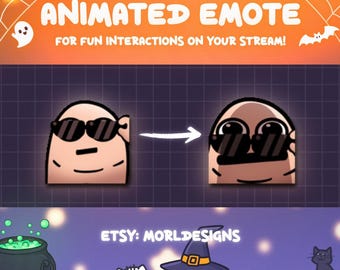 THAT'S BIG Animated emote, Halloween. Twitch/Discord/Kick/Youtube, stream gif