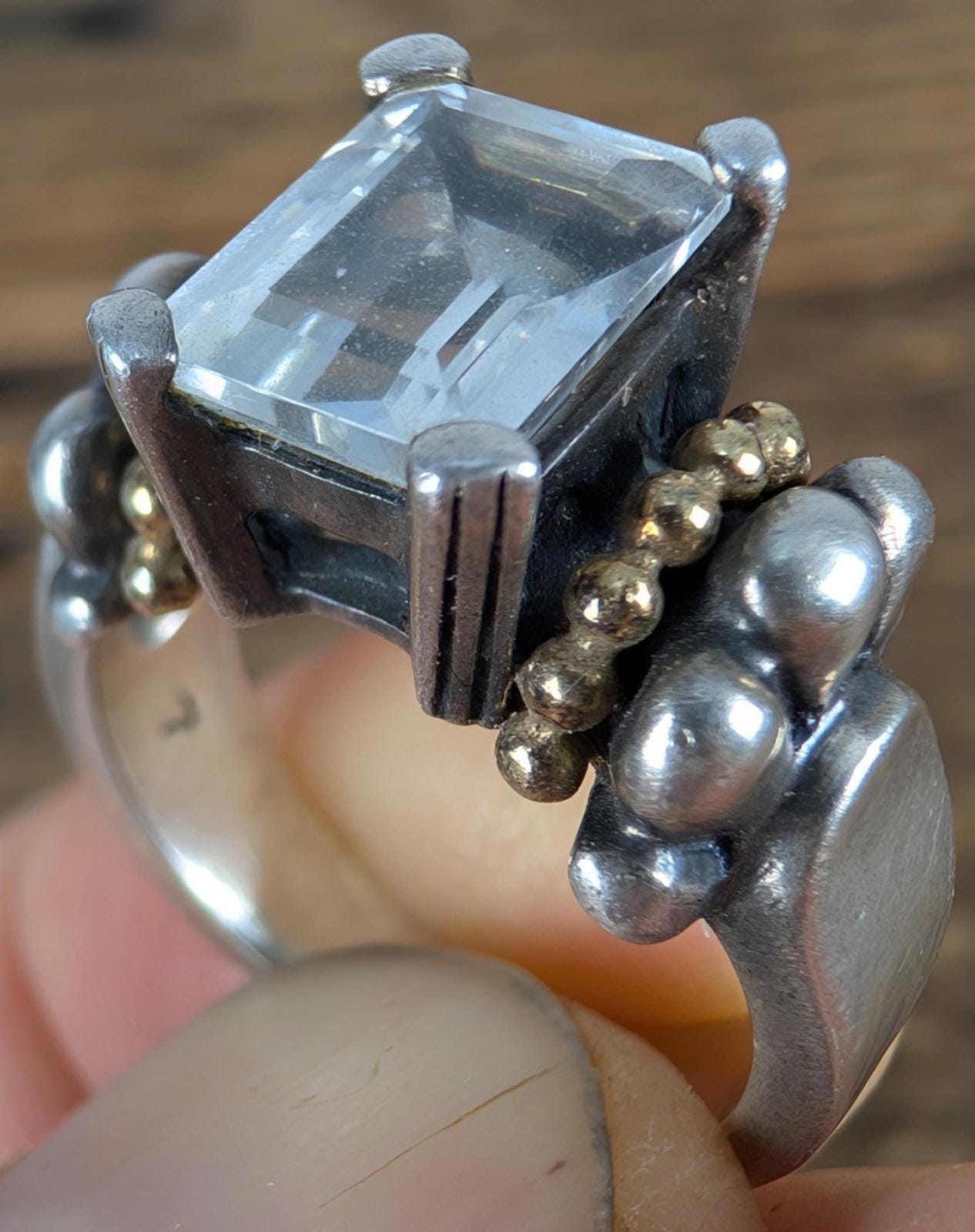 LAGOS caviar ラゴスキャビアリング(18金&スターリングシルバー) LAGOS caviar ラゴスキャビアリング(18金&スターリングシルバー)