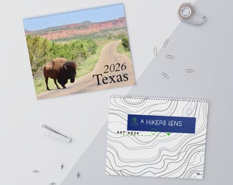 2026 Texas Wall Calendar
