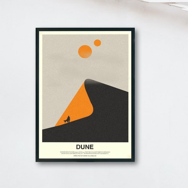 Dune Movie Poster, Minimalist Poster, Dune Poster, Dune Movie Print, Timothée Chalamet, Zendaya, Oscar Isaac, Josh Brolin, Jason Momoa