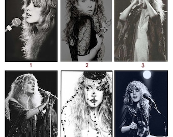 Stevie Nicks Poster, Stevie Nicks 80s 90s Vintage Style Poster, Stevie Nicks B&W Concert Poster, Music Poster, Stevie Nicks Photo Print