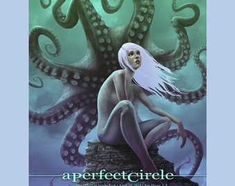 A Perfect Circle April 18th San Diego CA Concert Poster, Music Poster