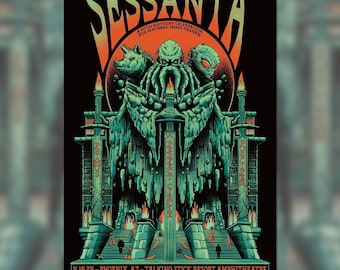 Sessanta Phoenix AZ Talking Stick Resort Amphitheatre April 16th 2024 Poster