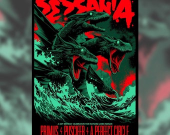 Sessanta Puscifer Aperfectcircle Primus Phoenix AZ April 17th 2024 Poster