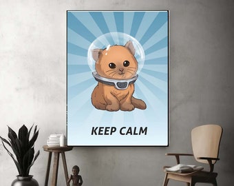 Keep Calm poster, Home Decor,