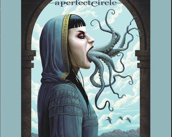 A Perfect Circle April 9th Alpharetta GA Concert Poster, Music Poster