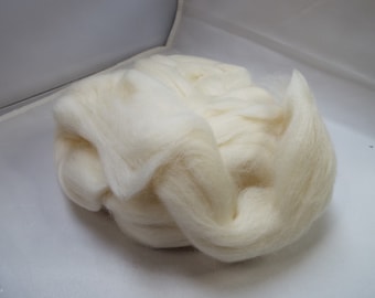 Superwash Blue Face Leicester (BFL) and Nylon, can be dyed, spinning fiber, wool, Ashland Bay, Threadsthrutime