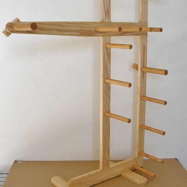 Floor Inkle Loom-Ash with Oak pegs- RESERVED for Dalepatricia