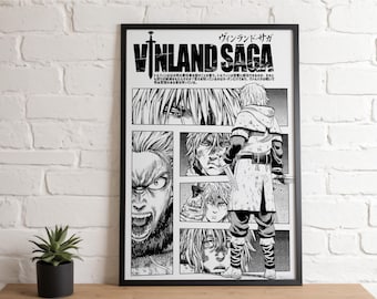 Vinland Poster, Thorfinn, Manga Canvas Print