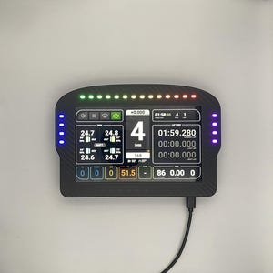 Dashboard 6.8” 22 Leds Simracing compatible Simhub