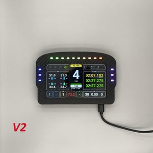 Dashboard 5” 16 Leds Simracing compatible Simhub