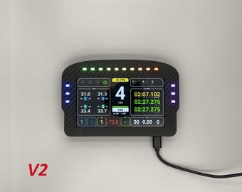Dashboard 5” 16 LEDs Simracing kompatibel mit Simhub