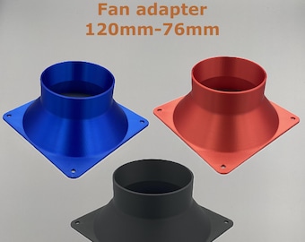 120-76 mm / 140-76 mm Adapter für Simracing-Lüfter