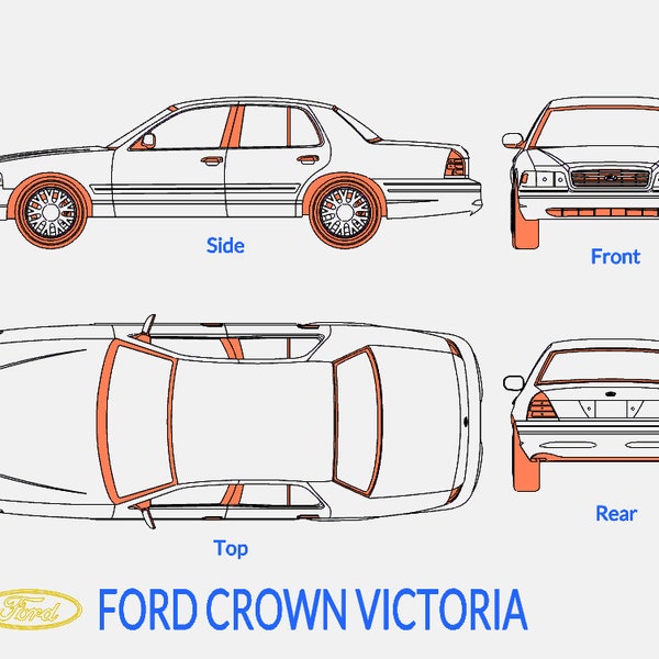 SVG Crown Victoria cut file