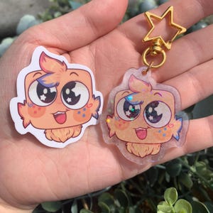 Roblox Dandy&#39;s World Goob | Acrylic Charm/Keychains & Stickers