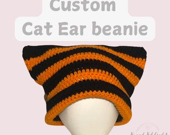 文字/数字入りかぎ針編みバケットハット（カスタム） - Etsy 日本