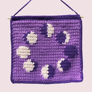 Moon Phase Crochet Tapestry - MADE TO ORDER