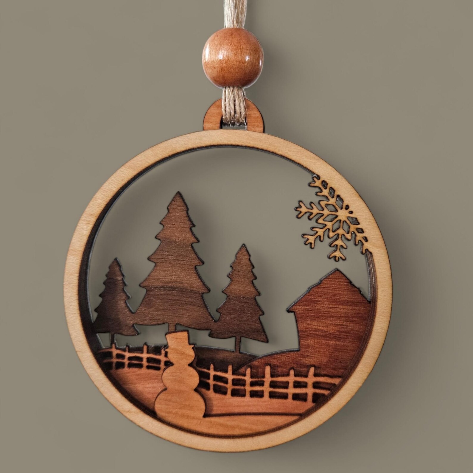 Layered Scene Ornaments - Mix and Match - SVG Laser File - Etsy