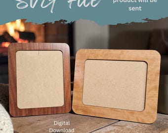 Extra Large 8x10 Photo Frames - Portrait and Landscape - SVG Laser File