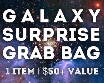 Galaxy Jewelry Surprise - Slightly Flawed Grab Bag, Deeply Discounted Jewelry - Necklace, Earrings, Ring, Pendant, Bracelet, Cufflinks
