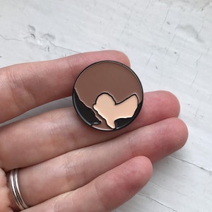 Pluto Enamel Pin - Solar System Gift, Planetary Unisex Gift, Stocking Stuffer, Bag Accessory, Clothing Accessory, Space Accessory
