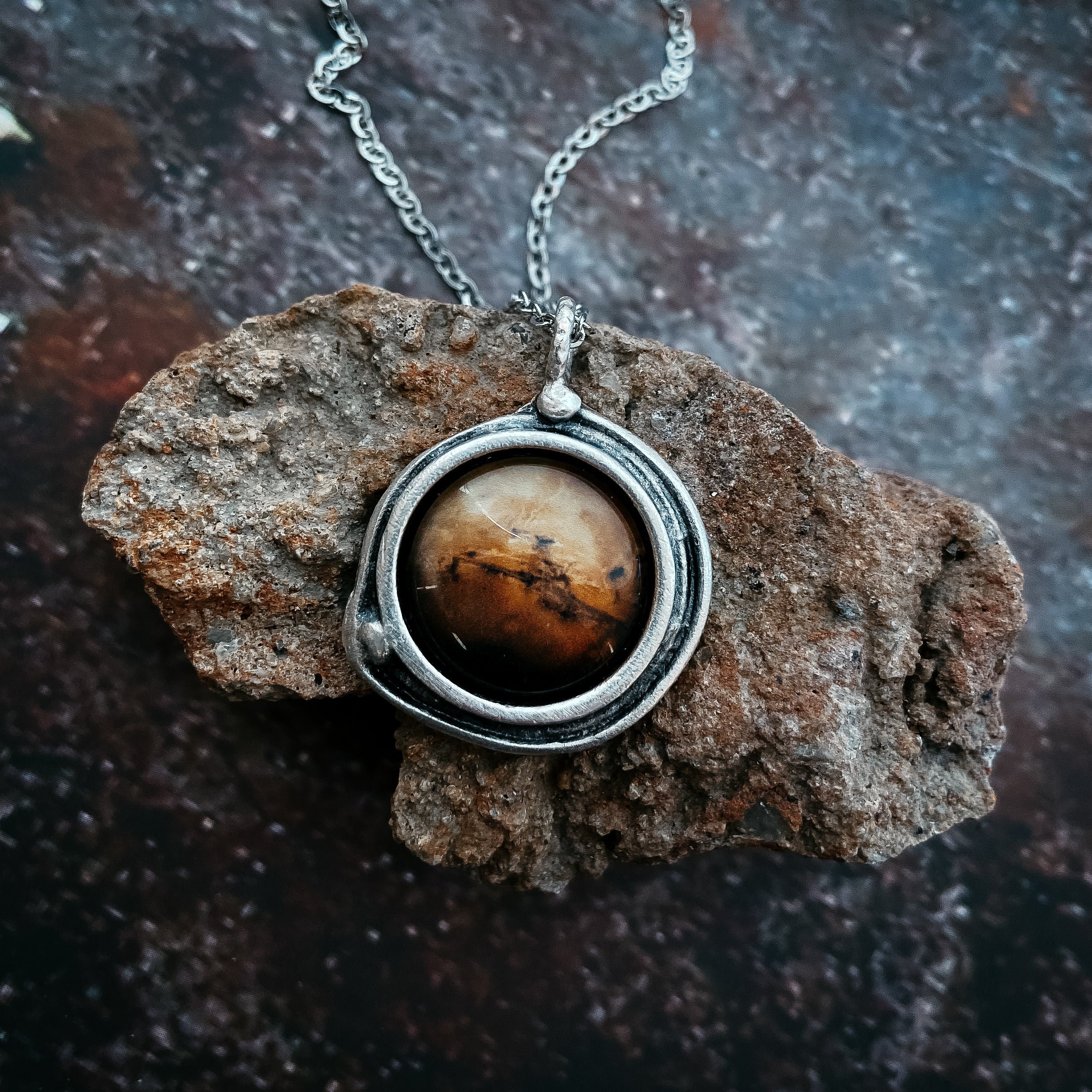 Mars Jewelry Gift Set Necklace Earrings and Ring Red Etsy Ireland