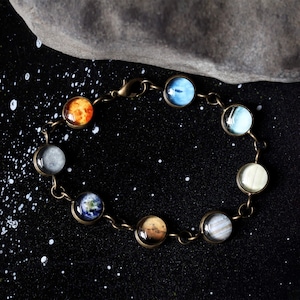 Solar System Galaxy Bracelet - Milky Way, Planets - Yugen Tribe