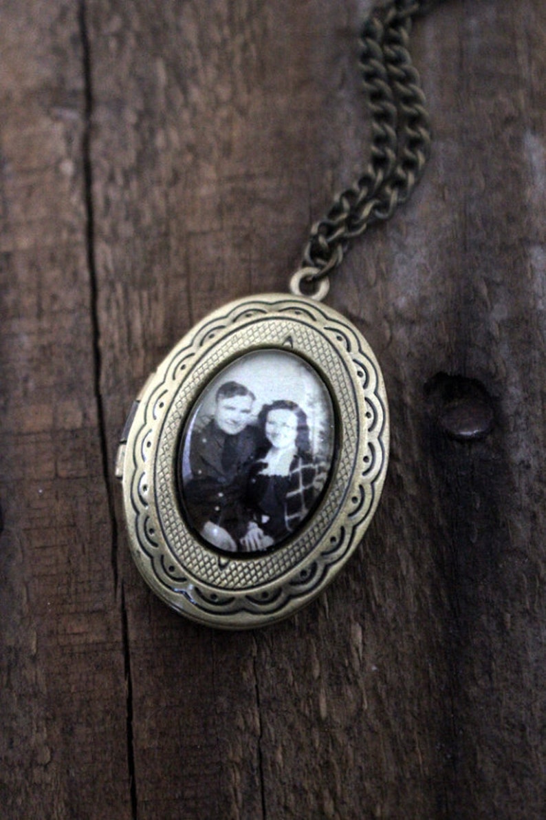 Custom Locket Personalized Picture Locket Necklace | Etsy