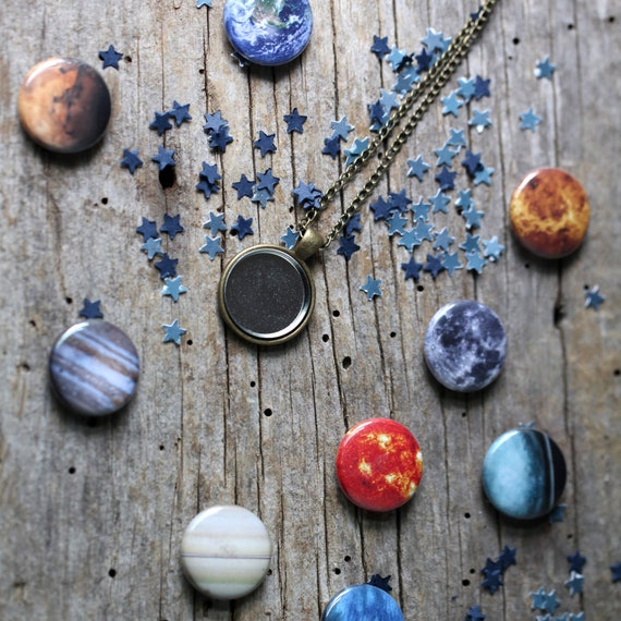 Solar System Images for Interchangeable Jewelry Magnets Only