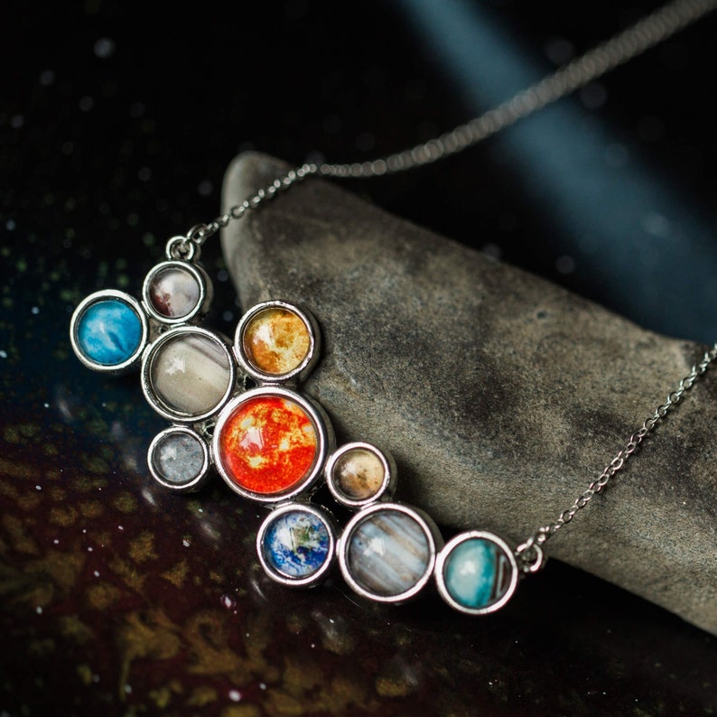 Solar System Statement Bib Necklace - Yugen Tribe