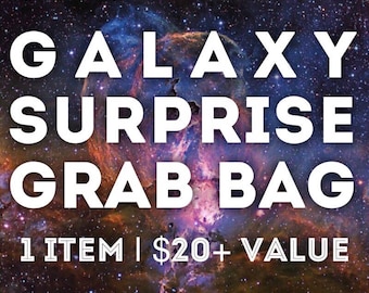 Galaxy Jewelry Surprise - Slightly Flawed Grab Bag, Deeply Discounted Jewelry - Necklace, Earrings, Ring, Pendant, Bracelet, Cufflinks